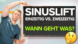 Sinuslift - Einzeitig oder zweizeitig? Wann kann man das Implantat sofort mitsetzen und wann nicht?