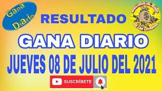 RESULTADOS GANA DIARIO DEL DÍA JUEVES 08 DE JULIO 2021 / LOTERÍA DE PERÚ