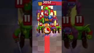 Bombing a tower in Clash Royale