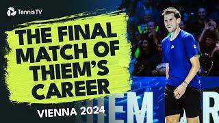 Dominic Thiem's Final Match On The ATP Tour | Vienna 2024 Highlights