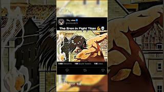 The Eren in Fight Titan Attack on titan #anime #aot #eren #titans #shorts