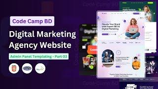 Online Agency Website in PHP with Admin Panel – Part 3 | PHP Web Development Tutorial #codecampbd