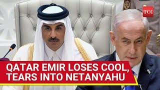 'Won't Be Able To...': Qatar Emir Scolds Netanyahu For 'Deliberate Aggression' | Mideast Crisis