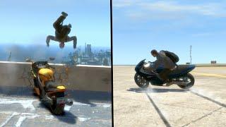 GTA IV - Brutal Motorcycle Crashes & Ragdolls Vol.32 [Euphoria Physics]