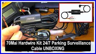 70Mai Hardwire Kit 24/7 Parking Surveillance Cable UNBOXING