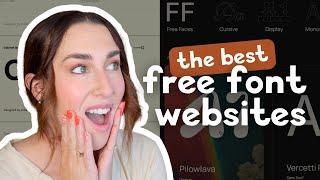 BEST Free Font Websites (Don't Miss These!)