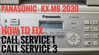 Panasonic KX-MB2030  - CALL SERVICE 1