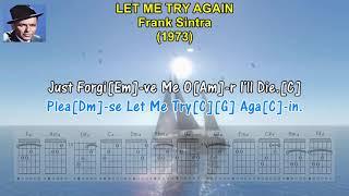 LET ME TRY AGAIN - Frank Sinatra (1973) (Lyrics) & (Guitar Chords) #oldiesbutgoodies  Sing-A-Long