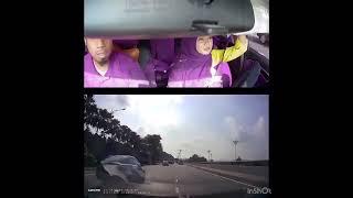 Steady husband  #dashcam #drivers #malaysia #hitandrun #mistake