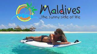 MALDIVES  Exotic Paradise  Drone Film (4K UHD) with   Calming Music ||► 10 min