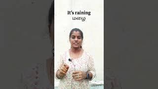 Raining vocabulary #spokenenglish#rain#raining