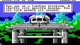 Space Quest II: Vohaul's Revenge (PC/DOS) 1987, Longplay, Sierra On-line