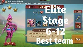 Lords mobile Elite stage 6-12 f2p|The power of belief Elite stage 6-12 best team