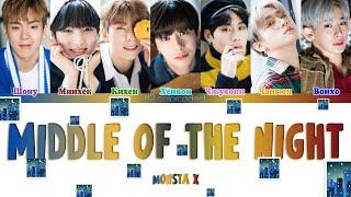 MONSTA X (몬스타엑스) - MIDDLE OF THE NIGHT (ColorCoded Lyrics|ПЕРЕВОД НА РУССКИЙ) FF2COLORCODED