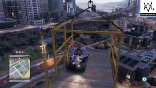 Watch Dogs 2: Ekart vs. 1000 FOOT GIANT CRANE!!!!! Watch Dogs 2 Funny moments