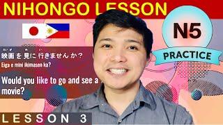 JLPT N5 BASIC JAPANESE CONVERSATION IN TAGALOG AND ENGLISH PART 3