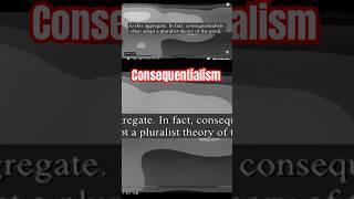 Consequentialism