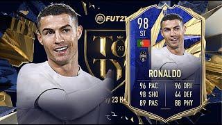 FIFA 21: CRISTIANO RONALDO 98 TOTY PLAYER REVIEW I FIFA 21 ULTIMATE TEAM