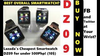 LAZADA UNBOX! DZ09 Smartwatch - Best and Cheapest Smartwatch You Can Buy NOW!