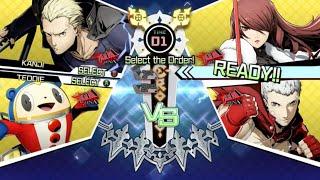 Blazblue Cross Tag Battle Kanji and Teddie