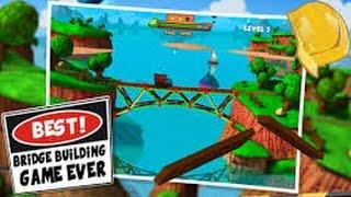 Bridge Builder Constructor Simulator - VOLCANO All levels 3 STARS