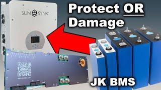 Testing limits of JK Inverter BMS with SunSynk (Deye) Inverter