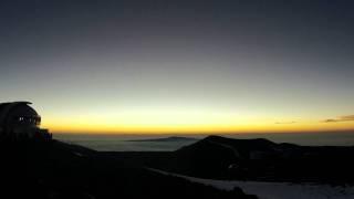 Muana Kea Sunset Time Lapse