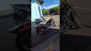 HARLING AND BMW MOTORCYCLES in NICARAGUA #bikes #motorcycle #traveling #viralvideo