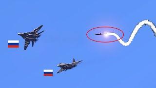 It happened again! Ukraine destroys several new Russian MiG-41s with RIM-116