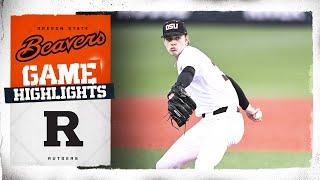 Oregon State Baseball Game Highlights: 3/18/25 vs. Rutgers