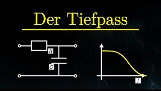 Der Tiefpass - Erklärung, Berechnung, Schaltung, Grenzfrequenz, Übertragungsfunktion