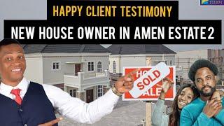 New House Landlord In AMEN ESTATE PHASE 2 | HAPPY CLIENT'S TESTIMONY | House For Sale In Lagos