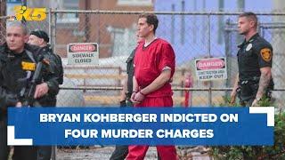 Grand jury indicts Bryan Kohberger on all charges in Idaho murders case