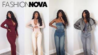 HUGE FASHION NOVA TRY ON HAUL- FALL EDITION, JACKETS,SETS, JEANS , JUMPSUIT