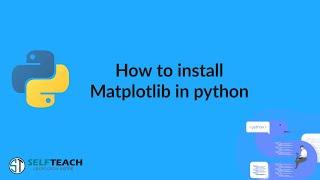 How to install Matplotlib using pip |Python class 12 | chapter 7 #7.3  #Matplotlib  #python #PyPlot