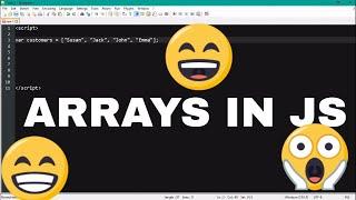 Arrays #2 Basics of JavaScript Series (Beginners)