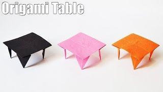 How to make an Origami Table | Easy | Tutorial