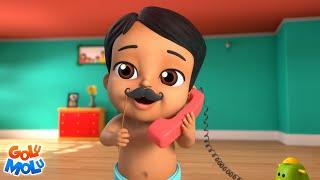 Tring Tring Bola Telephone Song, आलू बोला, Hindi Rhymes for Children by Golu Molu