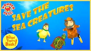 Wonder Pets | Save The Sea Creatures | The Bengal Tiger's Bash