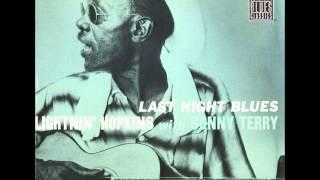 Lightnin' Hopkins With Sonny Terry: Last Night Blues