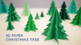 3D Paper Christmas Tree