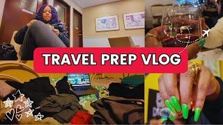 Travel prep and pack with me  ️ | doing my own hair, workcation packing tips, appointments