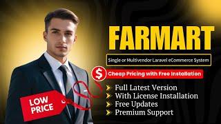 [Latest Version] Farmart - Single or Multivendor Laravel eCommerce System (Cheap Price )