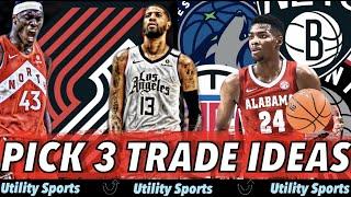 POTENTIAL PORTLAND TRAIL BLAZERS PICK 3 TRADES I NBA DRAFT NIGHT TRADES