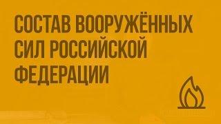 Состав Вооружённых сил Российской Федерации. Видеоурок по ОБЖ 10 класс