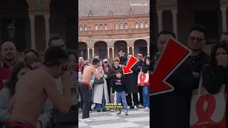 Kid Proves Everyone Wrong After Man Doubts His Backflip! #amazingkid #youthtalent #neverjudge #funny