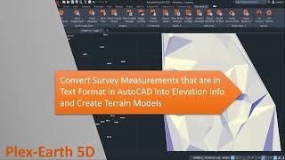 Convert Text to Elevation Points in AutoCAD and Create Terrain Models