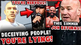 Alex Pereira ACCUSATIONS against Magomed Ankalaev! Dana White REVEALS Jon Jones RETURN! UFC 313