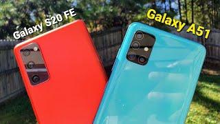 Samsung Galaxy S20 FE Vs Galaxy A51 Camera Test