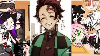 Hashiras react to Tanjiro TikTok edits | Demon slayer  Hashiras react Demon slayer 